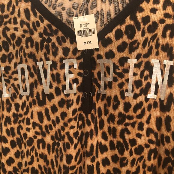 NWT Victoria’s Secret "PINK" Thermal Jane Onesie Pajama - Picture 3 of 8